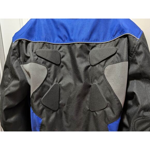 NEW! Men's Cordura CE approved Armor Waterproof Motorcycle Blue Jacket Size XL - Picture 7 of 10